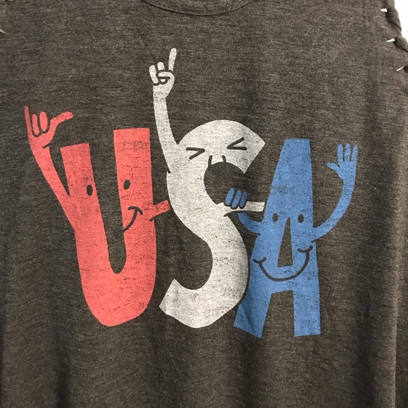 *SALE* Zoe + Liv USA Braided Tank Top - Picture 2 of 7